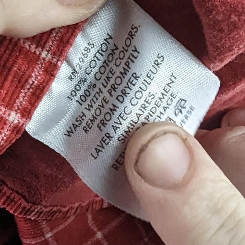 Vintage Pendleton Squared Button Up Red Flannel B… - image 2